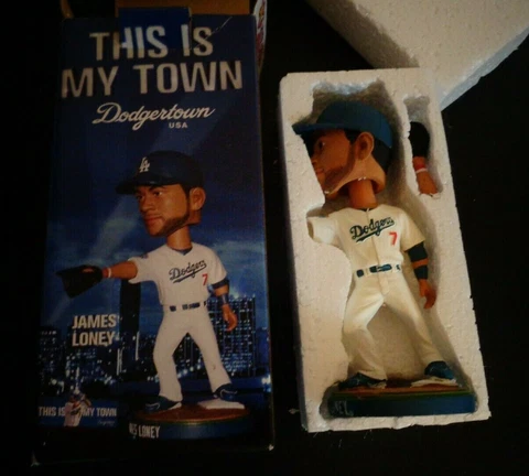 JAMES LONEY Los Angeles Dodgers 2010 Bobblehead SGA Baseball MLB Free Shipping Cover