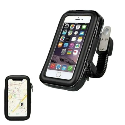 CUSTODIA SUPPORTO IMPERMEABILE MOTO BICI PORTA CELLULARE SMARTPHONE 6.5" - Immagine 1 di 4