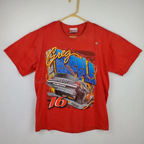 Nascar Greg Biffle #16 Graphic TShirt Double Sided Chase Authentic, Hard Wired Cover