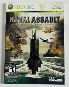 Microsoft Xbox 360 Naval Assault The Killing Tide - W/Slip Cover - New Sealed - Picture 1 of 9