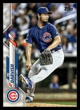 2020 Topps #552a Yu Darvish Chicago Cubs Baseball card