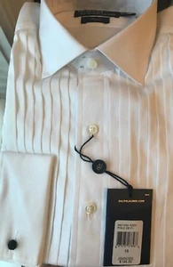POLO by Ralph Lauren - Regent Men Custom Fit Shirt - Size 15 (38) - White - Picture 1 of 6