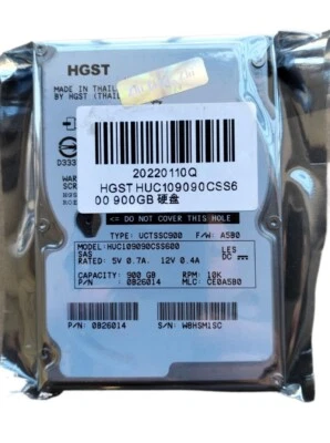 HGST HUC109090CSS600 900Gb 2.5" 10K SAS 6Gb/s 64MB HDD - Image 1 of 4