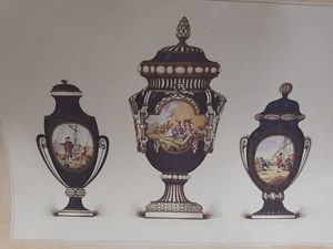 RAFFIGURAZIONE DI CERAMICHE SEVRES COLORE 34X49 opera di garnier - Foto 1 di 1