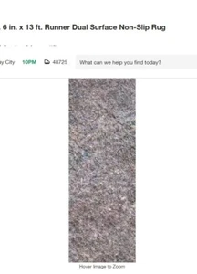 Unique Loom Uni-Luxe 2 ft. 6 in. x 13 ft. Runner Dual Surface Non-Slip Rug Pad - Picture 1 of 4