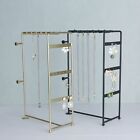 Necklaces Earring Hanging Display Rack Jewelry Organizer Fine Metal Stand Holder
