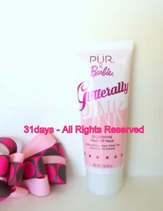NEW Pur X Barbie Glitterally Pink Brightening Peel Off Mask 2 oz 60 g Sealed - Picture 1 of 1