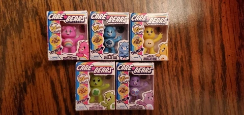 ZURU 5 Surprise Mini Brands TOY SERIES 2 Cheer Grumpy CARE BEARS Purple Green x5 Cover