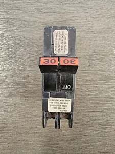 FPE Federal Pacific 30 Amp 2 Pole NC230 Stab-Lok Thin Breaker New Old Stock