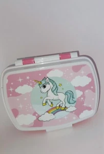 PORTAMERENDA UNICORNO ASILO SCUOLA TEMPO LIBERO BOX SCATOLA PRANZO - Bild 1 von 1