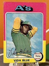 1975 Topps Baseball Card #510 Vida Blue Oakland A's GD-VG “ASCARDS”