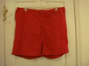 Bermuda donna Avenue taglia 18 rosso lampone 98% cotone 2% spandex - Foto 1 di 6