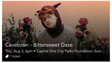 1 Ticket: Cavetown - Bittersweet Gaze, 08/03/2023 Capital One City Parks