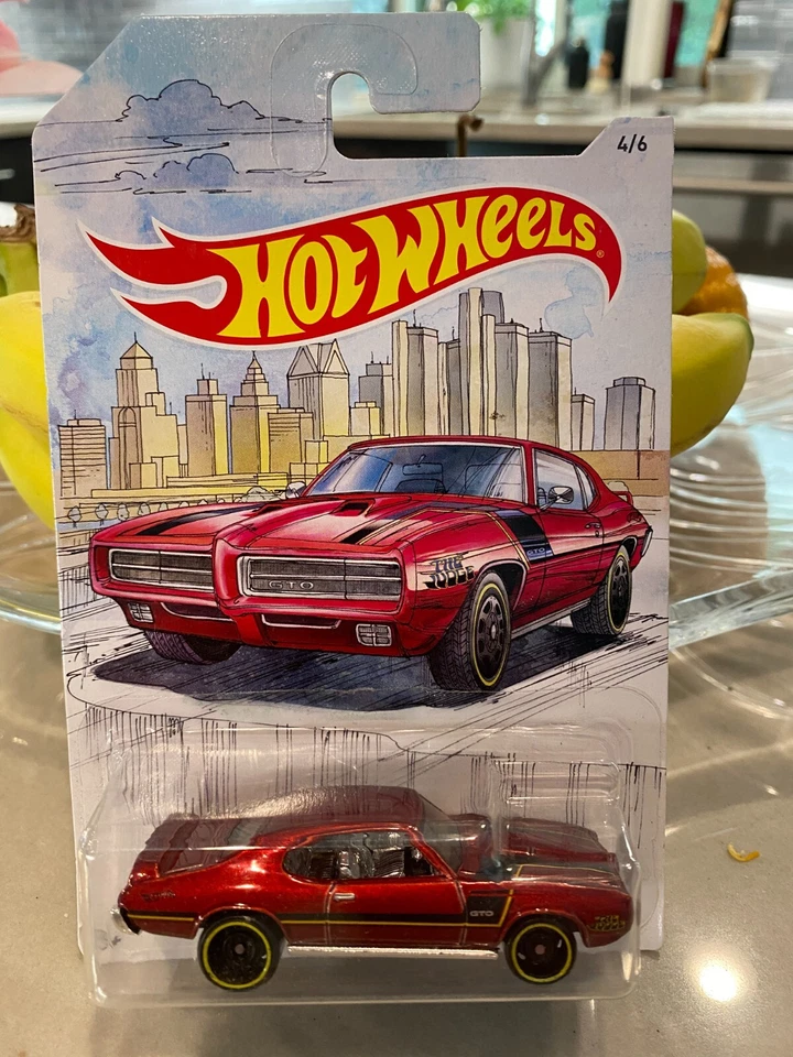2018 Hot Wheels Wwe Wrestling Esclusivo Detroit Muscolo 1969 Pontiac GTO Giudice - Immagine 1 di 1
