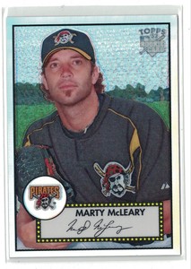 2006 Topps 1952 Chrome Refractor Marty McLeary RC 202/552 Pittsburgh Pirates