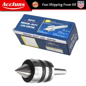 MT2 Live Center Morse Taper 2MT Triple Bearing Spindle Lathe Milling CNC Chuck - Picture 1 of 7