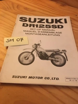 Suzuki DR125SD DR125 SD Dr 125 Manual Preparation Instalacion Manual Montaje - Imagen 1 de 4