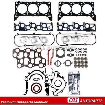 Fits 01-04 3.8L FORD MUSTANG V6 OHV 12V FULL GASKET SET 232 - Image 1 of 4