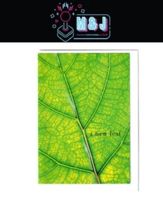 'Tarjeta de felicitación en blanco ""A New Leaf"" - Imagen 1 de 3
