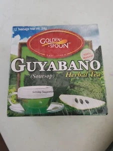Golden Spoon GUYABANO Herbal Tea 24g X 12 Teabags - Picture 1 of 5