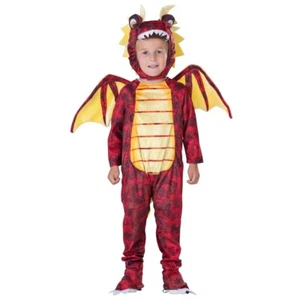 Dress Up America Dragon Costume for Kids - Red Dragon Costume Set for Girls - Picture 1 of 5