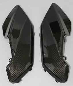 Carbon Fiber Side Panels Under Tank w/Internal Lugs for Aprilia Shiver 750 07-10 - Picture 1 of 4