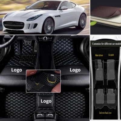 Fit For Jaguar F-Type Coupe Auto Car Floor Mats Carpet Waterproof Luxury Liners - Изображение 1 из 4