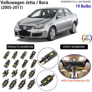 19 Bulbs LED Interior Light Kit for VW MK5 Jetta 2006-2011 Light Bulbs Upgrade - Picture 1 of 9