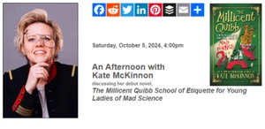 SIGNIERT Millicent Quibb School of Etiquette Serie 1 von Kate McKinnon, neu - Bild 1 von 1