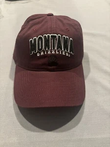 NEW Montana Grizzlies Hat Adjustable The Game Headwear Unisex Red Cap - Picture 1 of 3