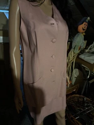 Traje de mujer Paradox rosa sin mangas chaqueta y falda talla 10 P Foto 1 de 4