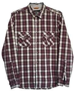 Debenhams work shirt for men M lumberjack check Fit For Purpose FFP 2 pockets QD - Picture 1 of 8