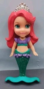 Disney Princess Mini Toddler Doll Ariel Glitter Tail 3" Sparkle Little Mermaid - Bild 1 von 3