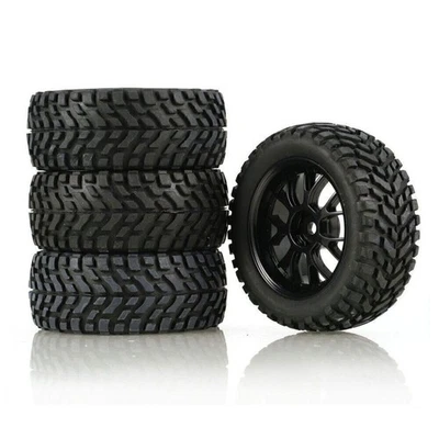 RC Car Repair Wheels Tires For HSP Wltoys 144001 1:14 1:16 1:18 RC Buggy Car - Image 1 of 4