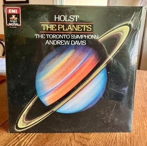 Holst The Planets Davis Toronto EMI Angel Digital DS 537362 Stereo LP Sealed New - Imagen 1 de 2