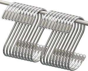 Edelstahl 3 Zoll S Haken Schwerlast Aufhängehaken S Form Utility - Bild 1 von 9