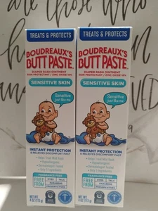 Boudreaux's Po-Paste für empfindliche Haut Windelausschlag Salbe (2er Pack) Ablaufdatum 02/26 - Bild 1 von 3