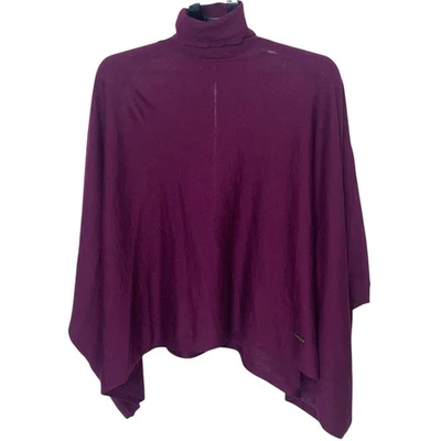 Poncho Suéter Polo Ralph Lauren M Lana Merino Cuello Alto Elegante Atemporal Foto 1 de 4