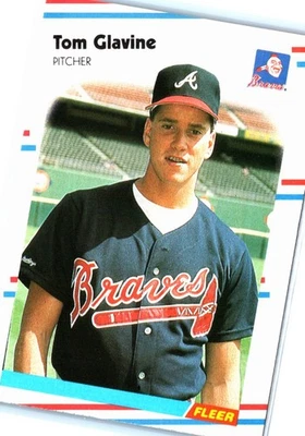 1988 Fleer #539 Tom Glavine Glossy RC sellerRR - Image 1 of 2