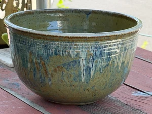 Huge Joel Edwards Calif Studio Ceramic Bowl Planter Pottery - Picture 1 of 12