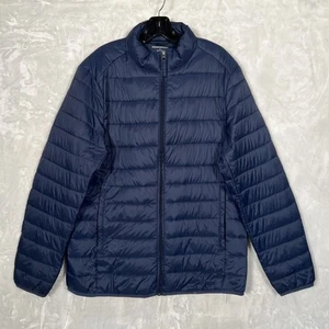 Chaqueta acolchada ligera para hombre Amazon Essentials azul mediana - Imagen 1 de 19