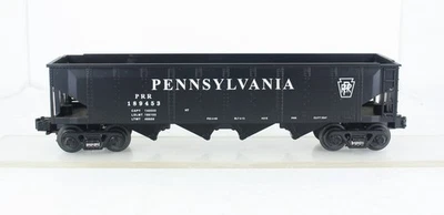  MTH 30-7016B Pennsylvania RR 4 Bay Hopper Black PRR 189453 O Gauge - Image 1 of 4