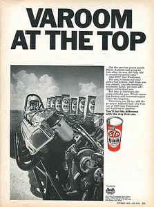 1969 Print Ad of STP Gas Treatment Varoom at the Top Dragster - Picture 1 of 2