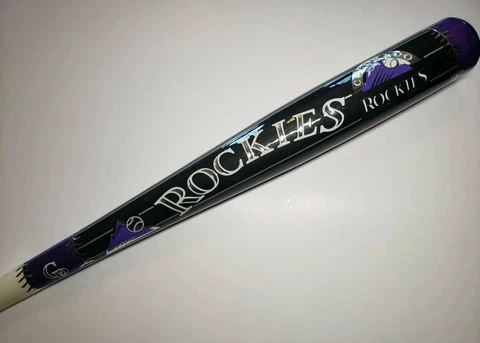 Colorado Rockies pinstripe 33/32oz One Of Kind Custom Collectible Baseball Bat Cover