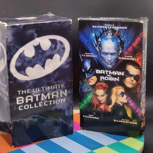 THE ULTIMATE BATMAN Collection and Batman And Robin VHS TESTED! WORKING! - Picture 1 of 9