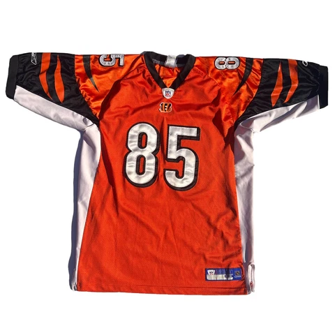 Reebok Cincinatti Bengals Chad Johnson Ochocinco Stitched NFL  Jersey Size 52 Cover