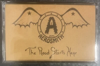 AEROSMITH THE ROAD STARTS HEAR RECORD STORE DAY 2021 EXCLUSIVE CASSETTE NEW - Image 1 of 3
