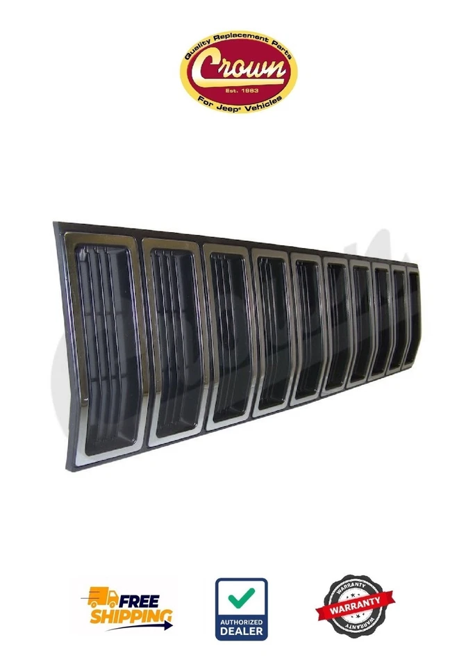 Rejilla Crown 55000153 para Jeep Cherokee 1984 Foto 1 de 1
