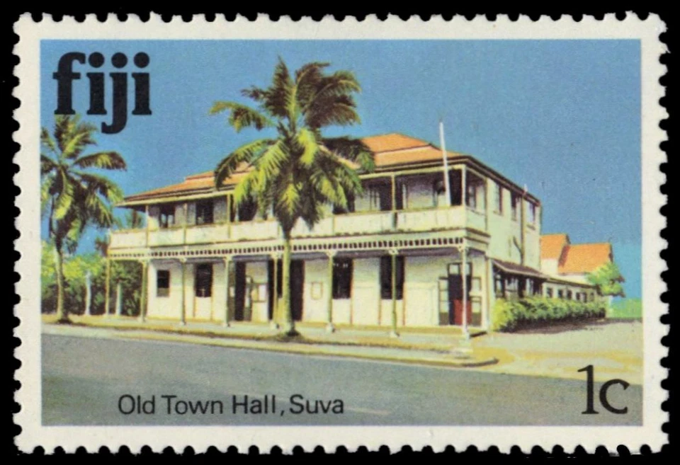 FIJI 409 (SG580) - Architecture "Old Town Hall, Suva" (pa78594) - Image 1 of 1
