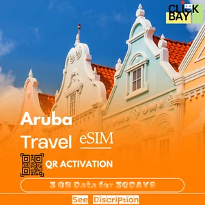 [eSIM] Aruba Travel e-SIM haute vitesse 3 Go 4G/5G données pendant 30 jours (données uniquement) - Photo 1 sur 7